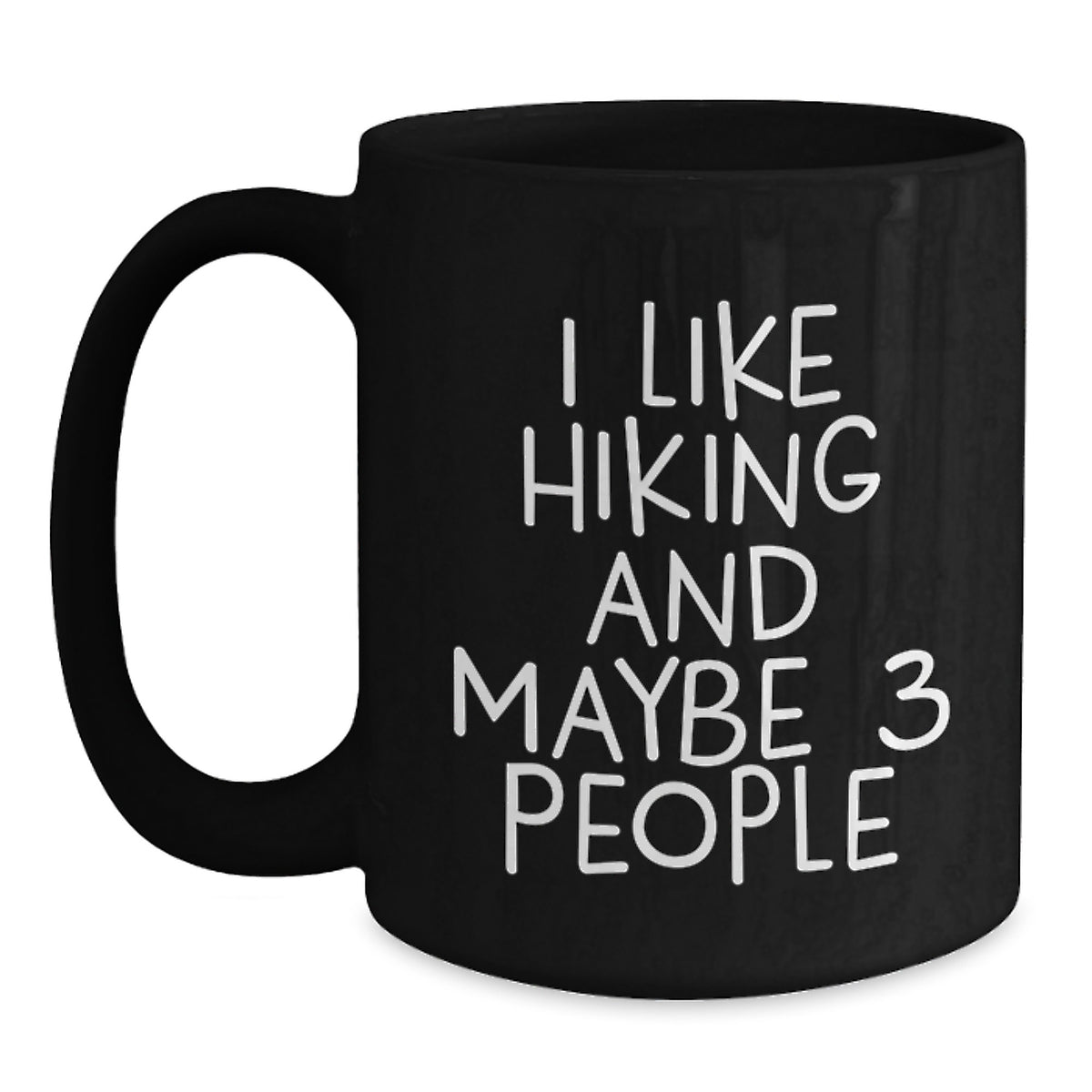 Hiking Gift for Him - I Like Hiking Quote Keepsake Coffee Mug - Main