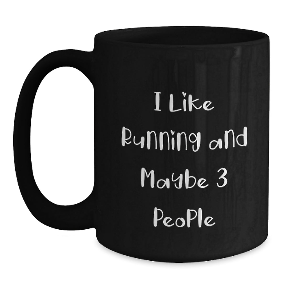 Christmas Gift for Her I Like Running Present - Witty Coffee Mug - Main