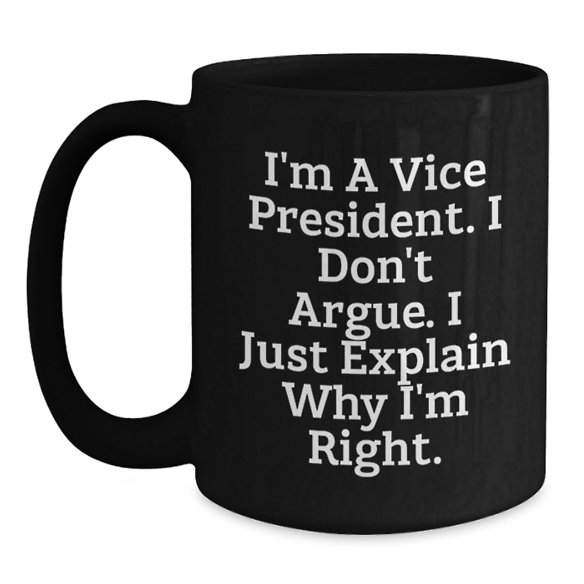 Christmas Gift for Her - Assertive Vice President Mug Present - Main