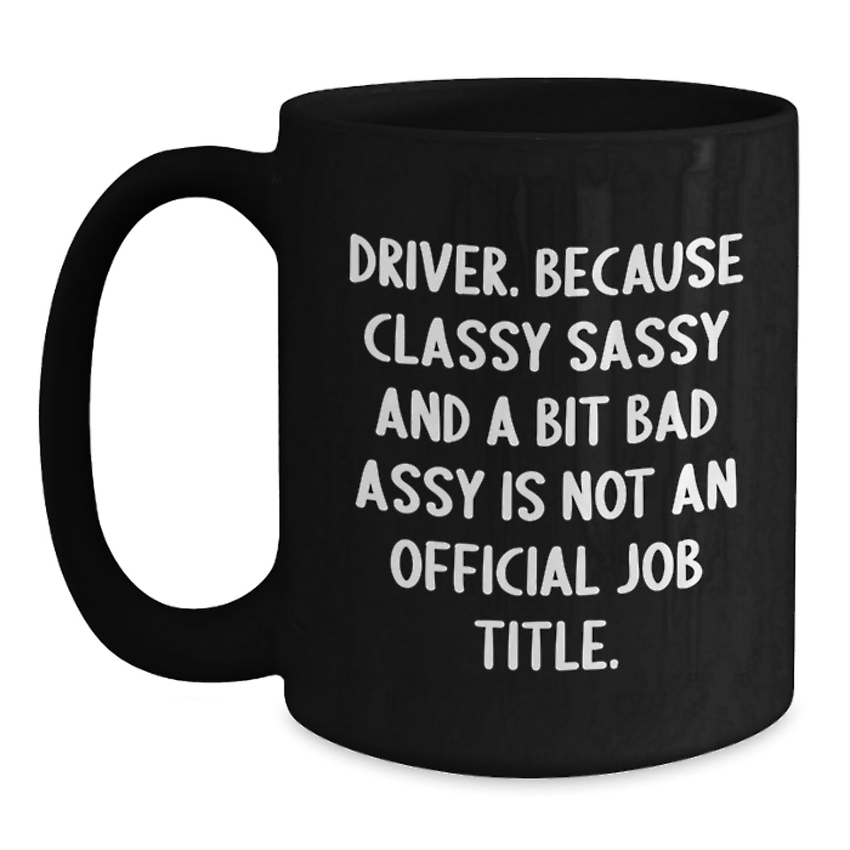Driver Keepsake Black Coffee Mug for Him Birthday Gift - Main