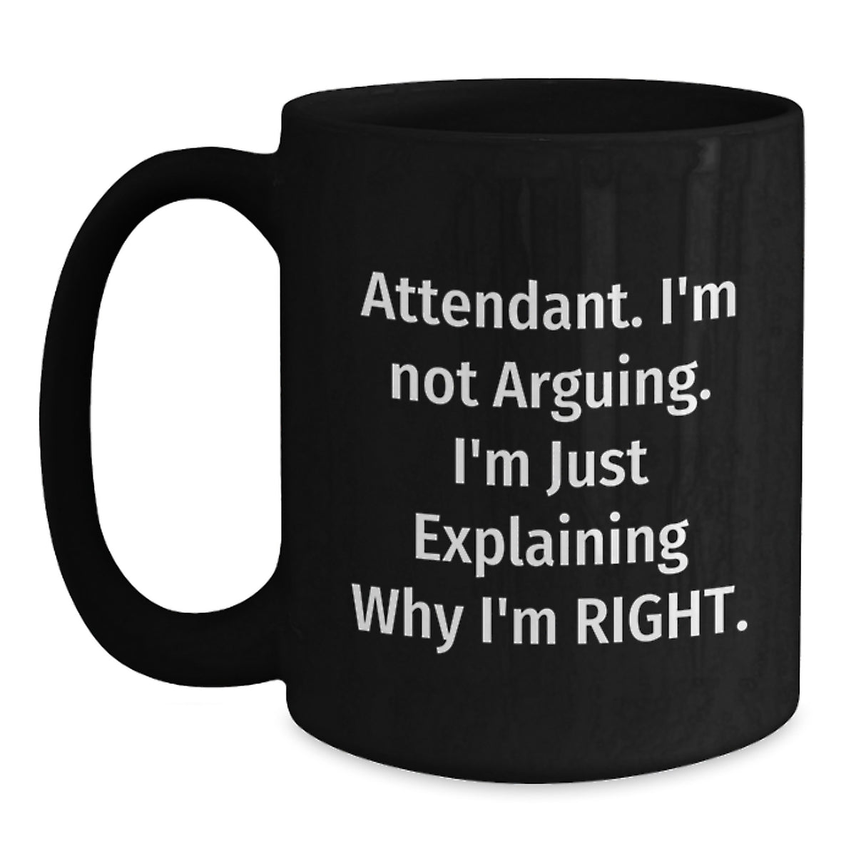 Attendant Gift for Him - A Witty Keepsake Coffee Mug for Men - Main