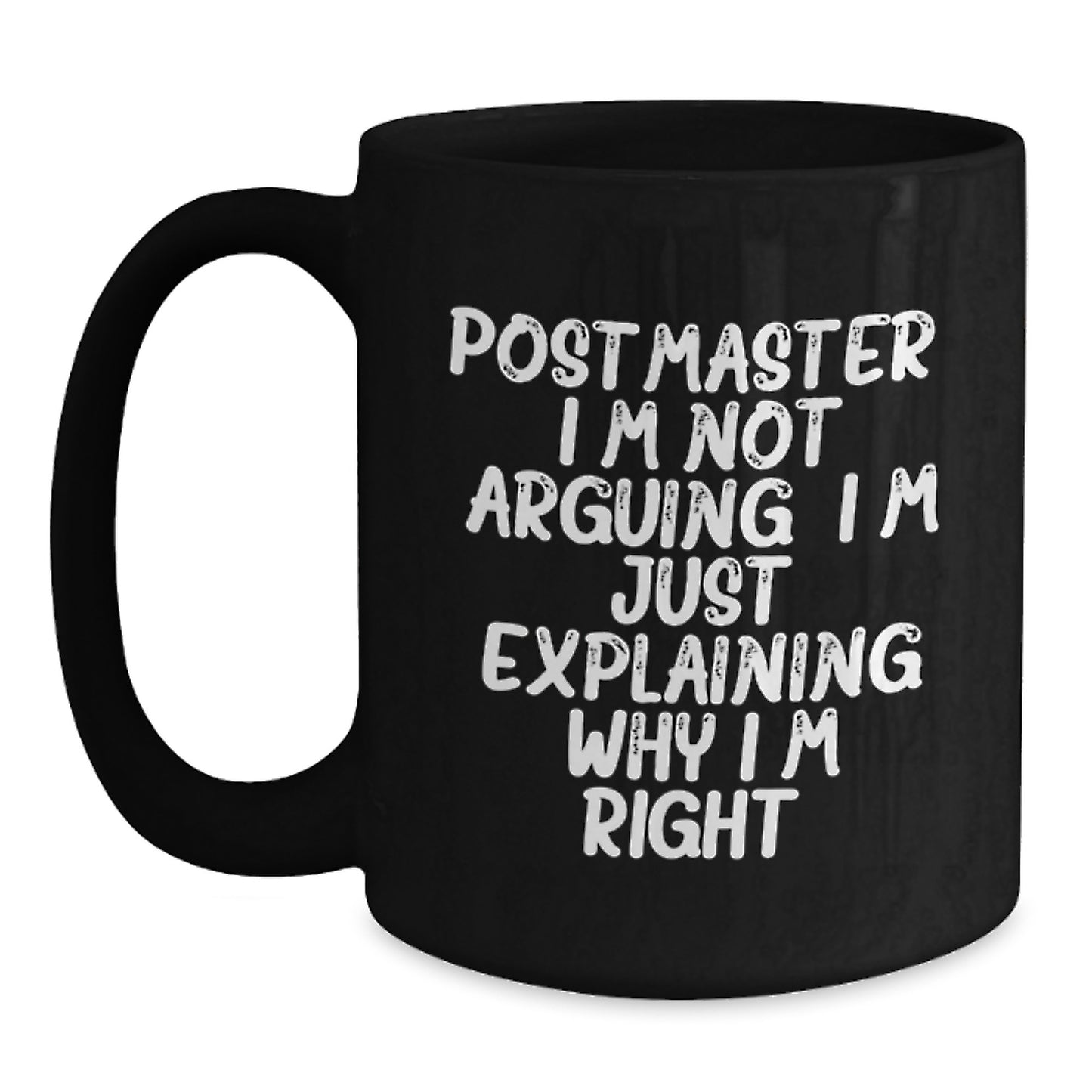 Funny Postmaster Gifts, Black Coffee Mug for Postmaster's Day, Unique Mother's Day Unique Gifts from Friends and Family - Main