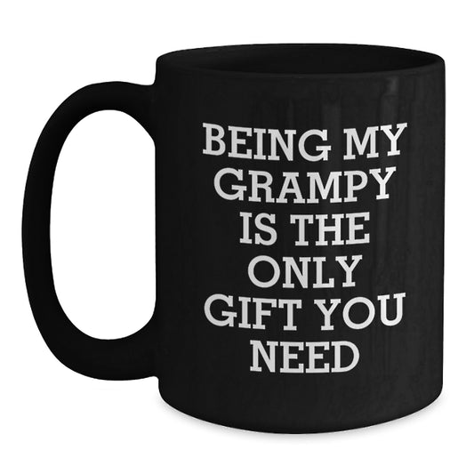 Funny Grampy Black Coffee Mugs Gifts for Grampy from Family for Graduation Unique Gift Ideas - Main