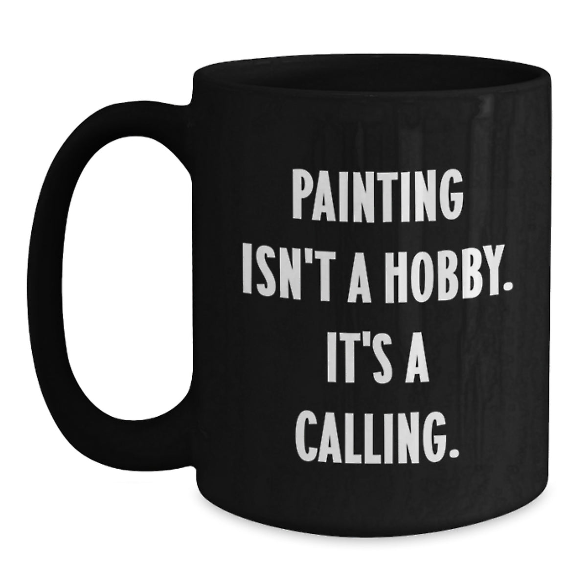 Christmas Gift for Her Soulful Painting Calling Ceramic Mug Present - Main