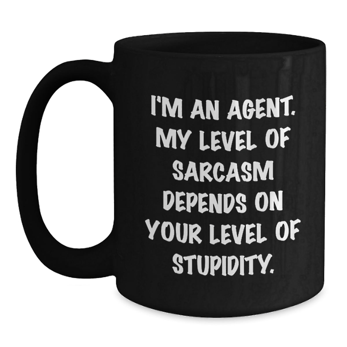 Agent Coffee Mug Gift for Him - Sarcastic Saying Keepsake - Main