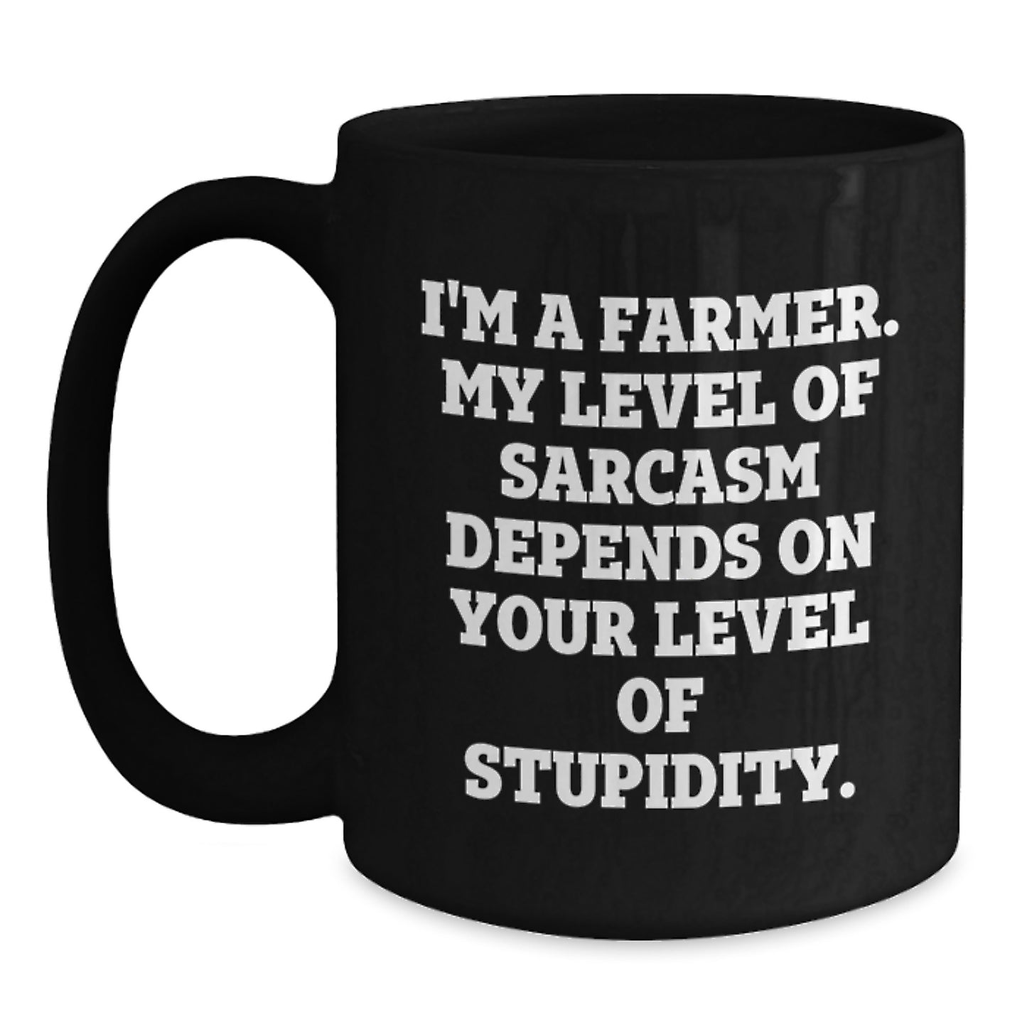 Funny Farming Friends Black Coffee Mug Gifts from Men to Farmer Friends for Graduation Unique - Main