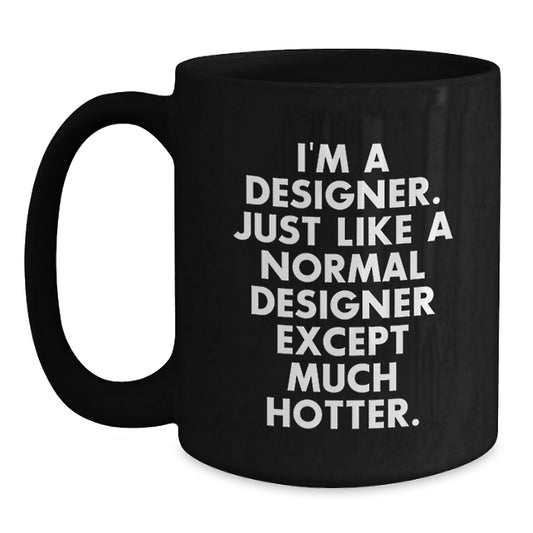 Funny Designer Gifts from Men for Father's Day Unique Black Coffee Mugs - Main