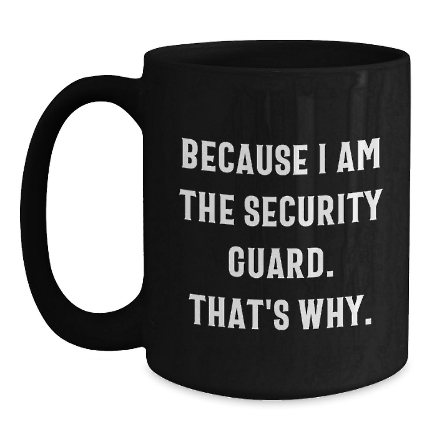 Funny Security Guard Coffee Mug Gifts for Him Birthday Unique Presents from Friends and Family - Main
