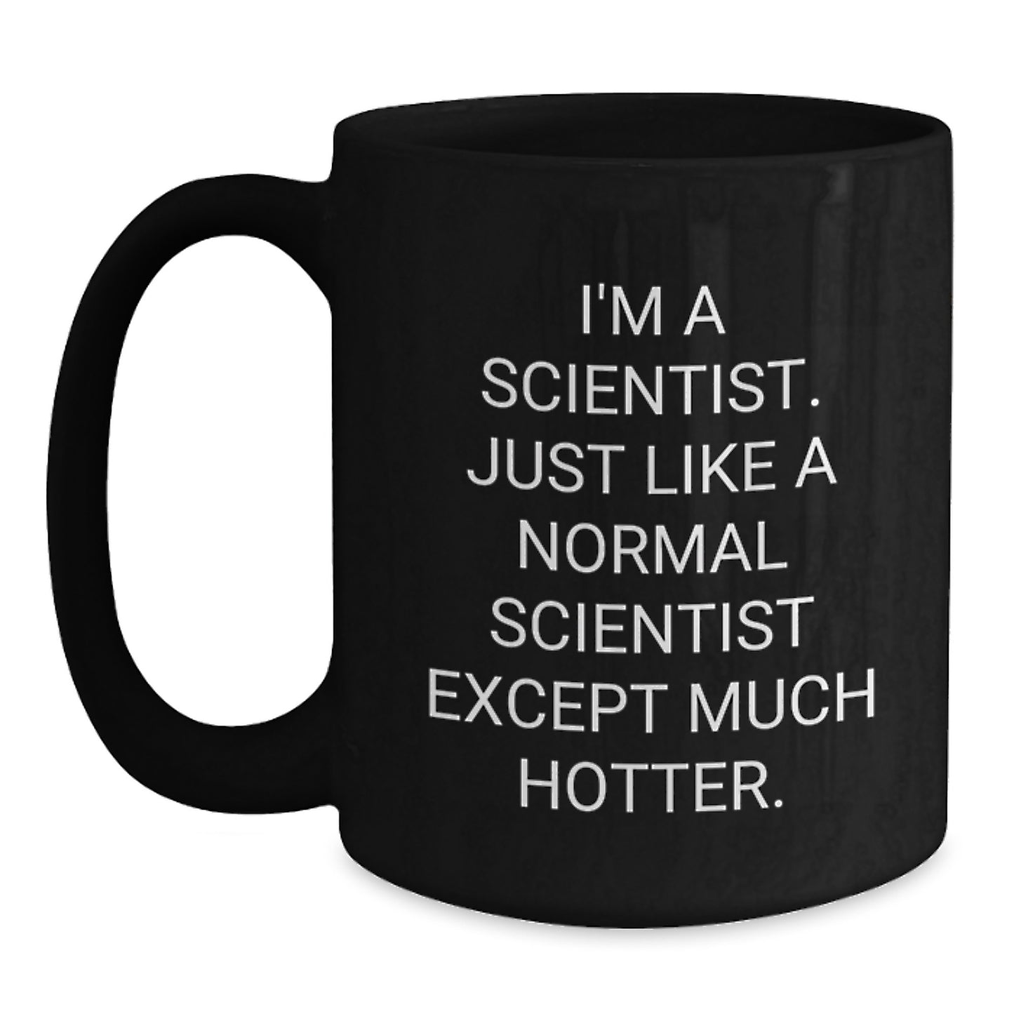 Funny Scientist Black Coffee Mugs Gifts for Men from Family, Unique Scientist Coffee Mug Father's Day Unique Gifts for Scientist Friends and Family - Main