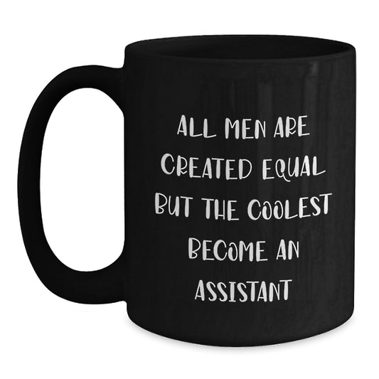Assistant Keepsake Ceramic Black Coffee Mug for Him Birthday Gift - Main