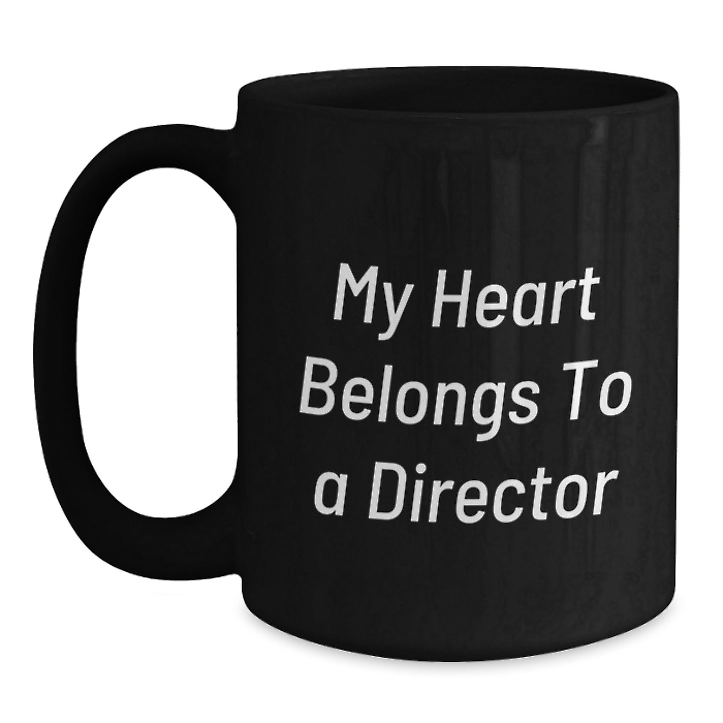 Funny Director Black Coffee Mugs for Men Gifts from Friends, Cute Inspirational Director Quote, Perfect Unique Graduation Gifts for Director - Main