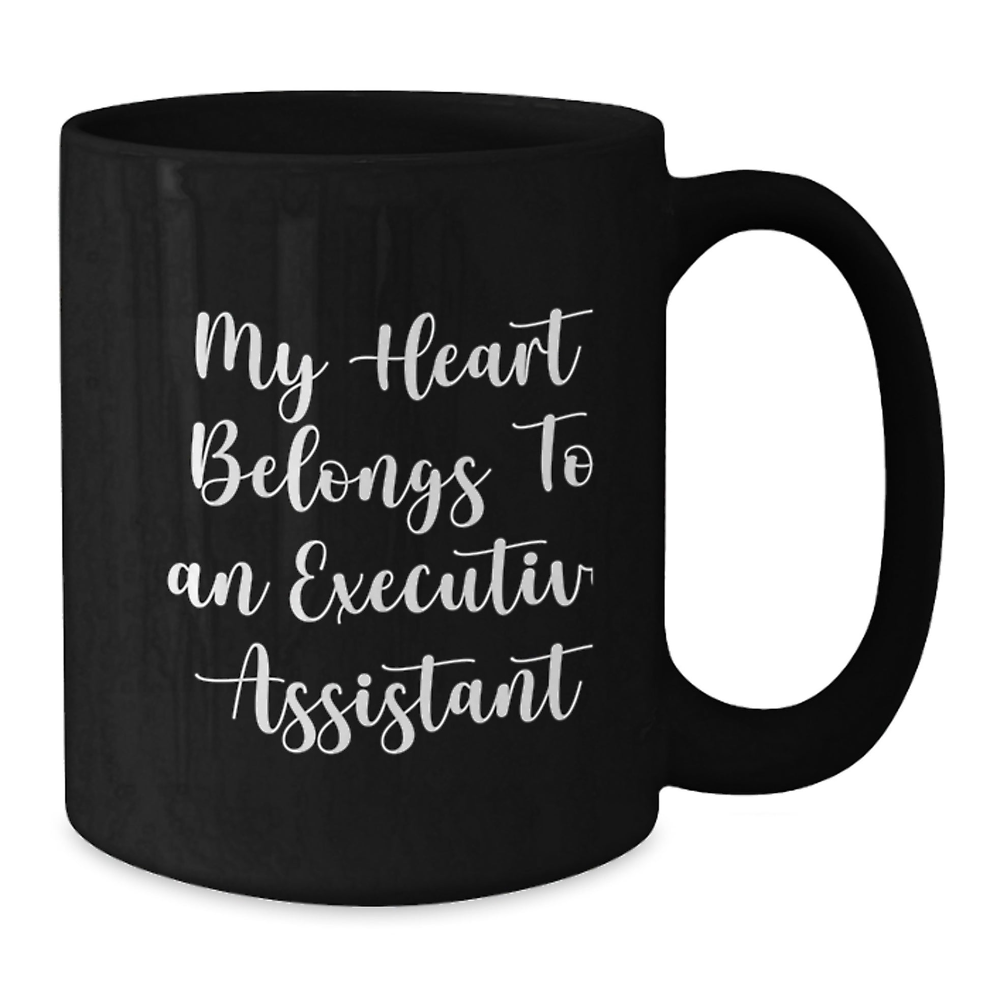 Funny Gifts from Men to Executive Assistant Women at Christmas, Executive Assistant Black Coffee Mug Quotes, Gift Idea for Executive Assistant Office - Additional