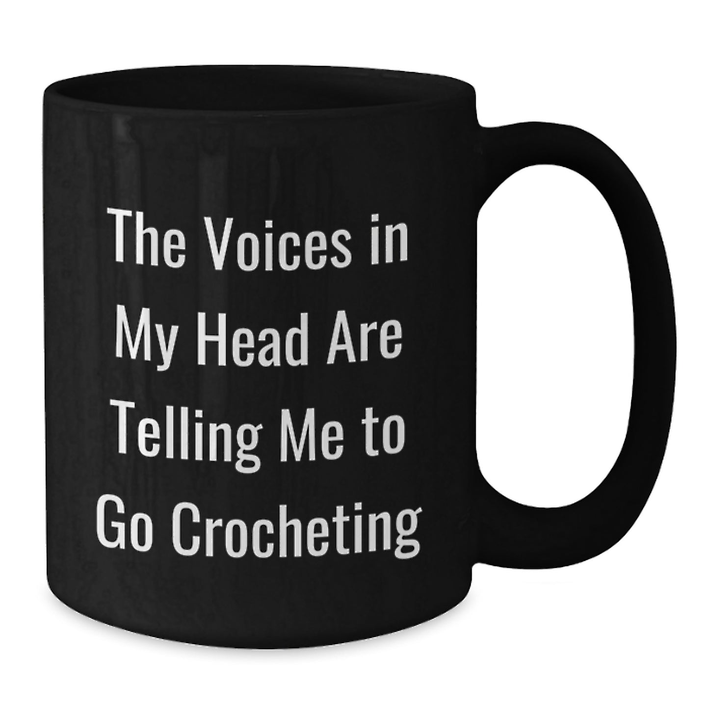 Funny Crocheting Gifts for Graduation - Black Coffee Mug from Friends - Additional