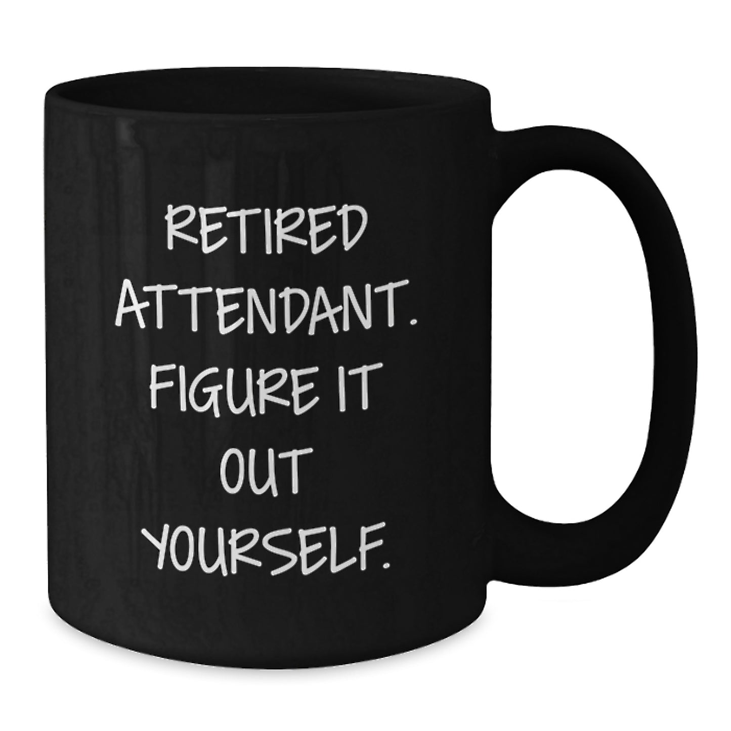 Funny Quote Black Coffee Mugs for Attendants Gifts from Friends and Family, Unique Christmas Unique Gifts for Attendant Men Women - Additional