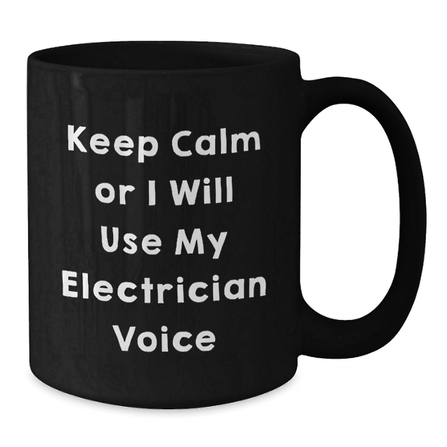 Funny Electrician Gifts from Men for Electrician Black Coffee Mug Mother's Day Unique Gifts - Additional