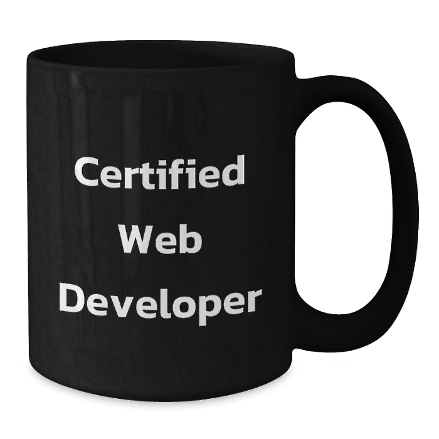 Funny Web Developer Gifts from Friends, Inspirational Quote Black Coffee Mug, Birthday Unique Gifts for Men, Women, Coworkers, Family - Additional