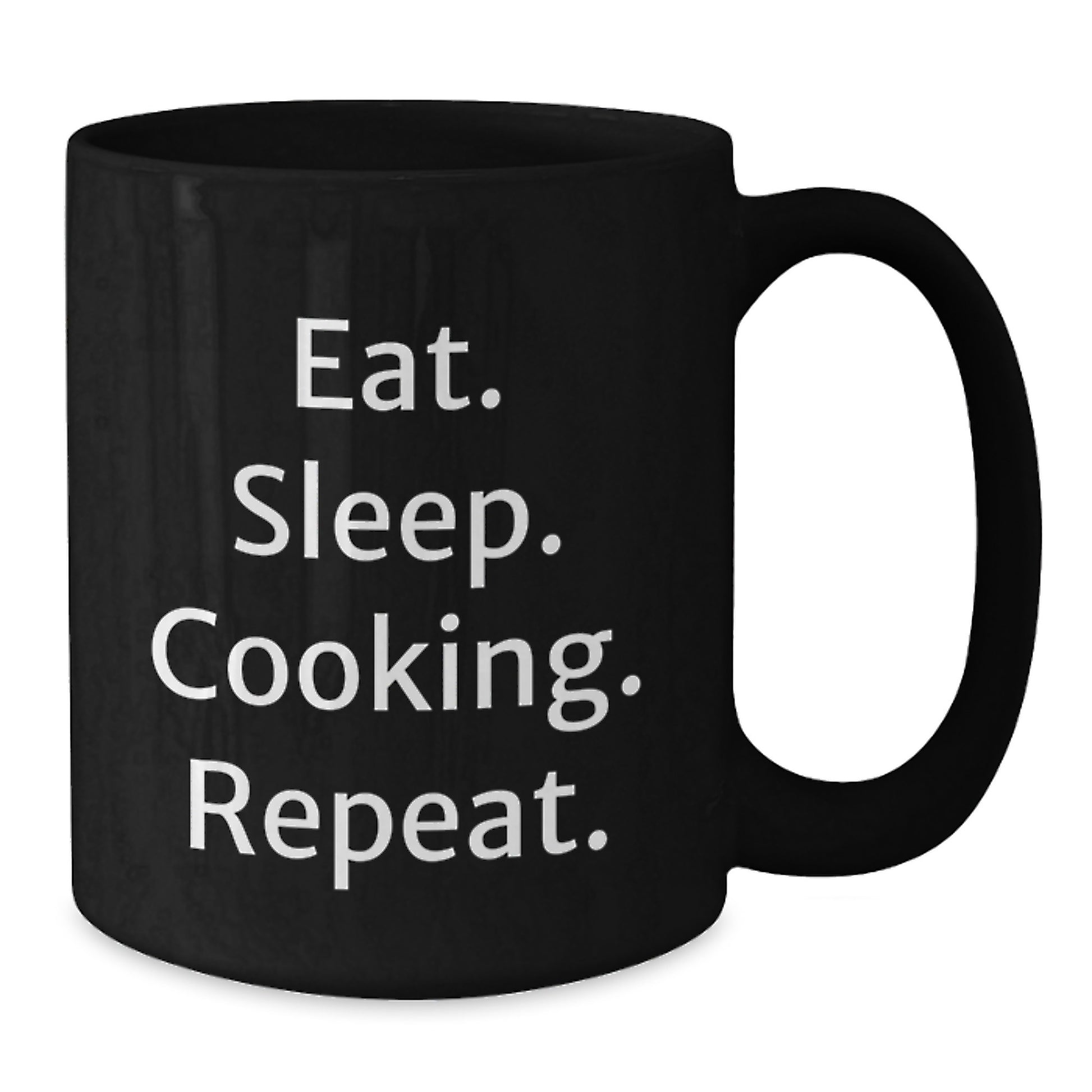 Funny Cooking Quote Black Coffee Mug Gifts from Men to Friends with Christmas Unique Love - Additional