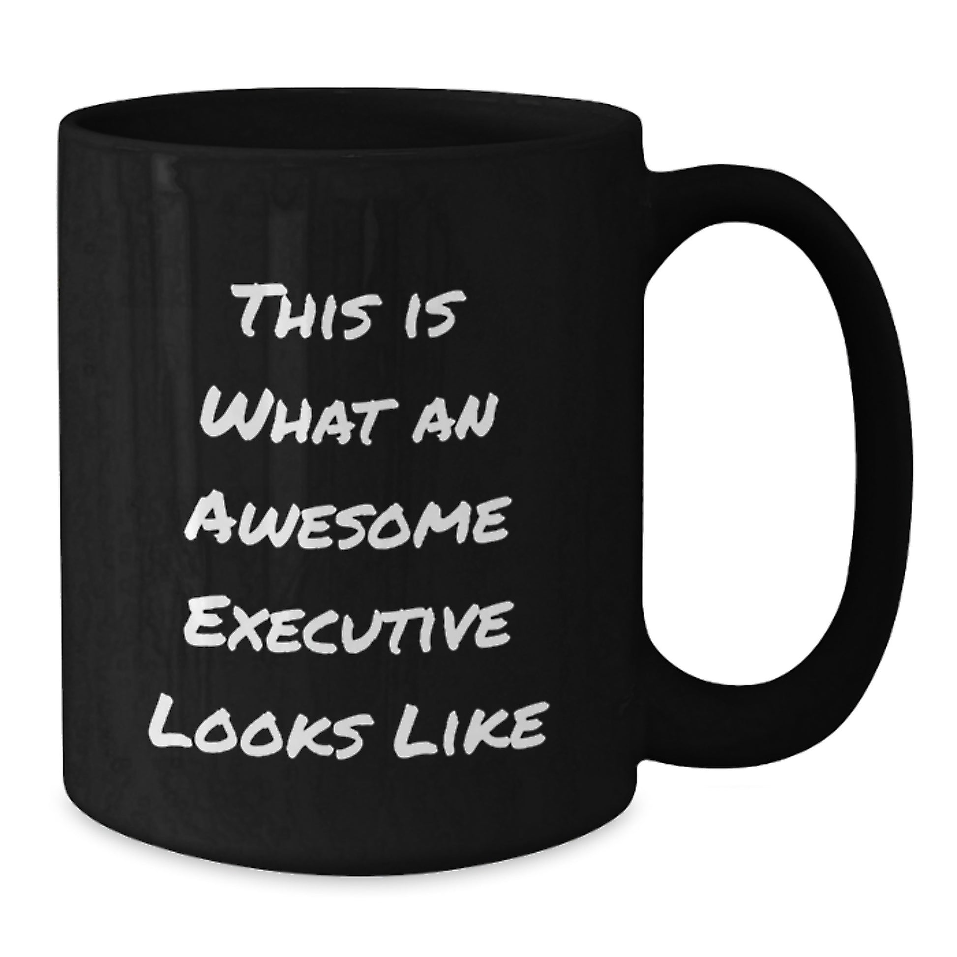 Executive Black Coffee Mug Gifts for Him, Funny Quote This Is What An Awesome Executive Looks Like, Birthday Unique Gifts from Friends to Executive - Additional