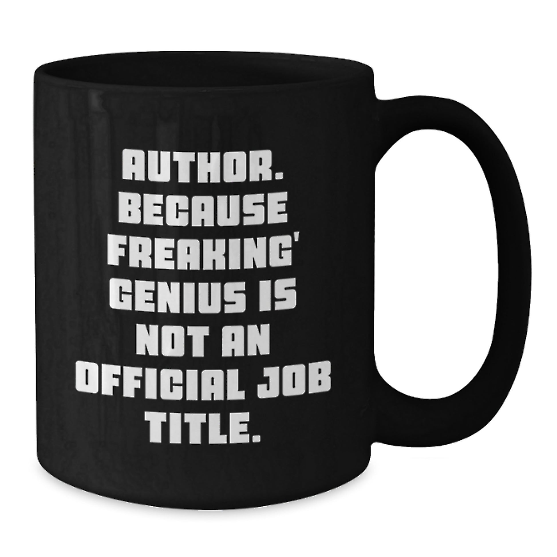 Funny Author Gifts, Unique Black Coffee Mugs, Perfect for Men, Women, Friends, and Coworkers - Christmas Memorable Presents from Family - Additional