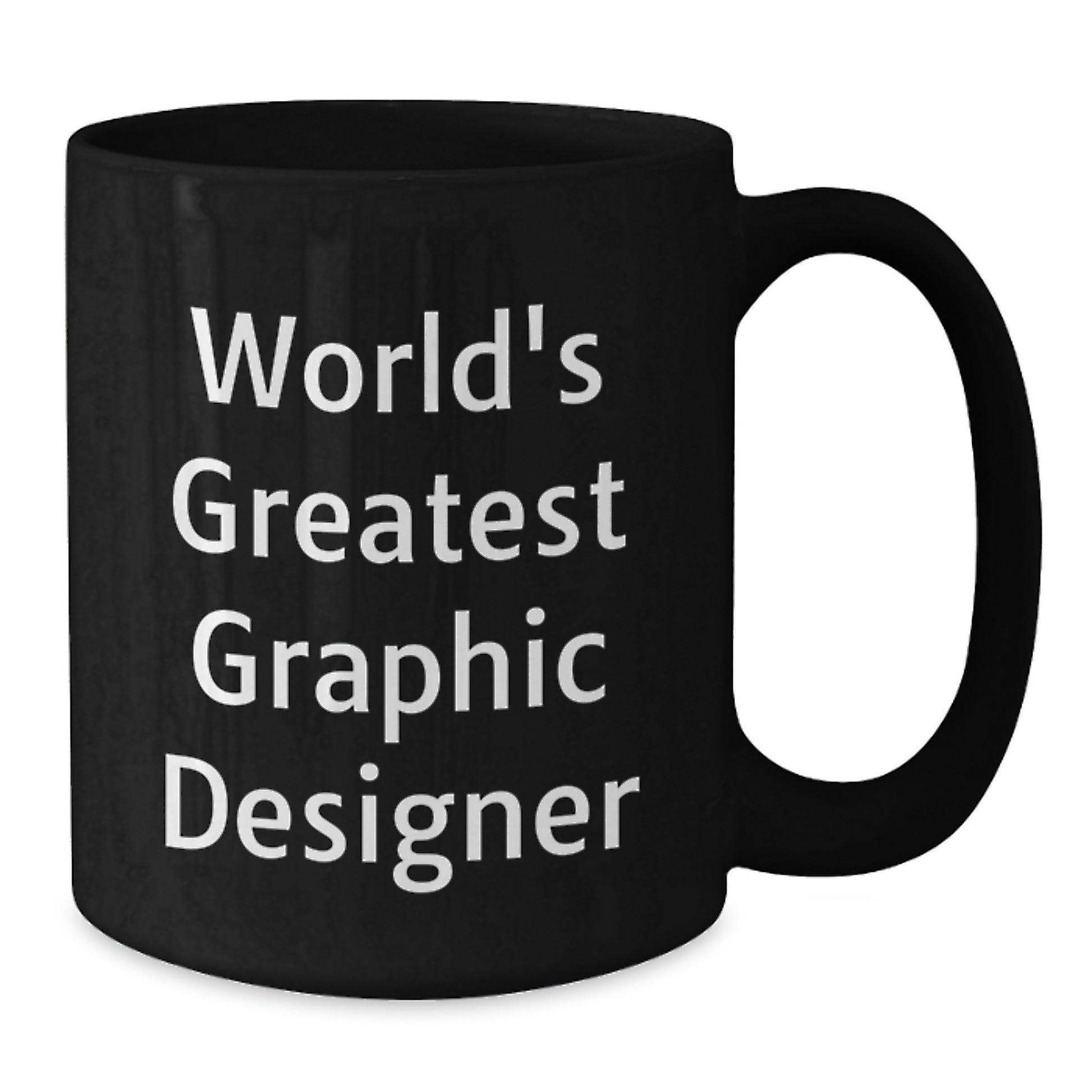 Graphic Designer Gifts from Family - Funny Quote World's Greatest Graphic Designer Black Coffee Mug for Birthday Unique Gifts - Additional