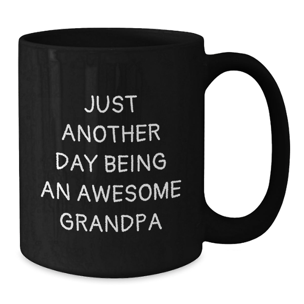 Funny Grandpa Gifts, Black Coffee Mugs for Grandpa, Just Another Day Being An Awesome Grandpa Valentine's Unique Gifts from Men to Grandpa - Additional