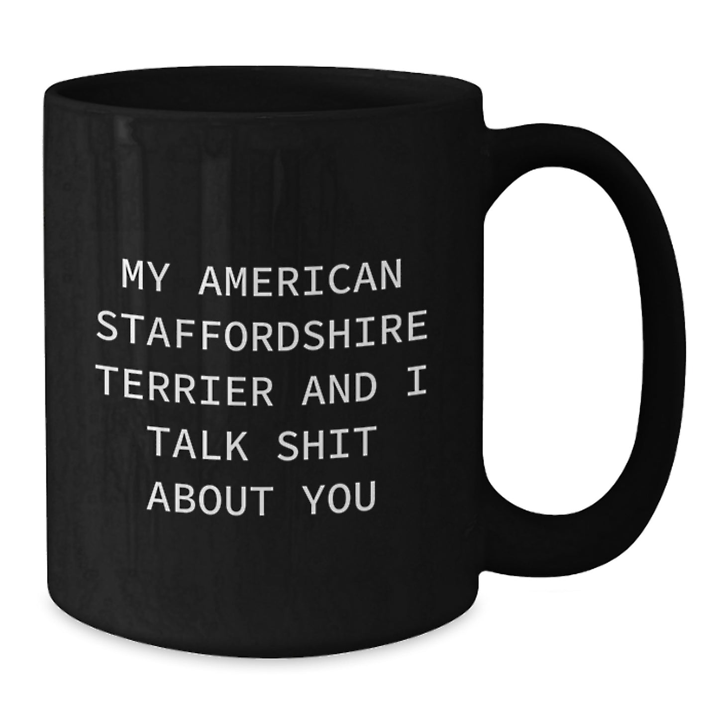 American Staffordshire Terrier Keepsake Mug for Him Birthday Gift - Additional