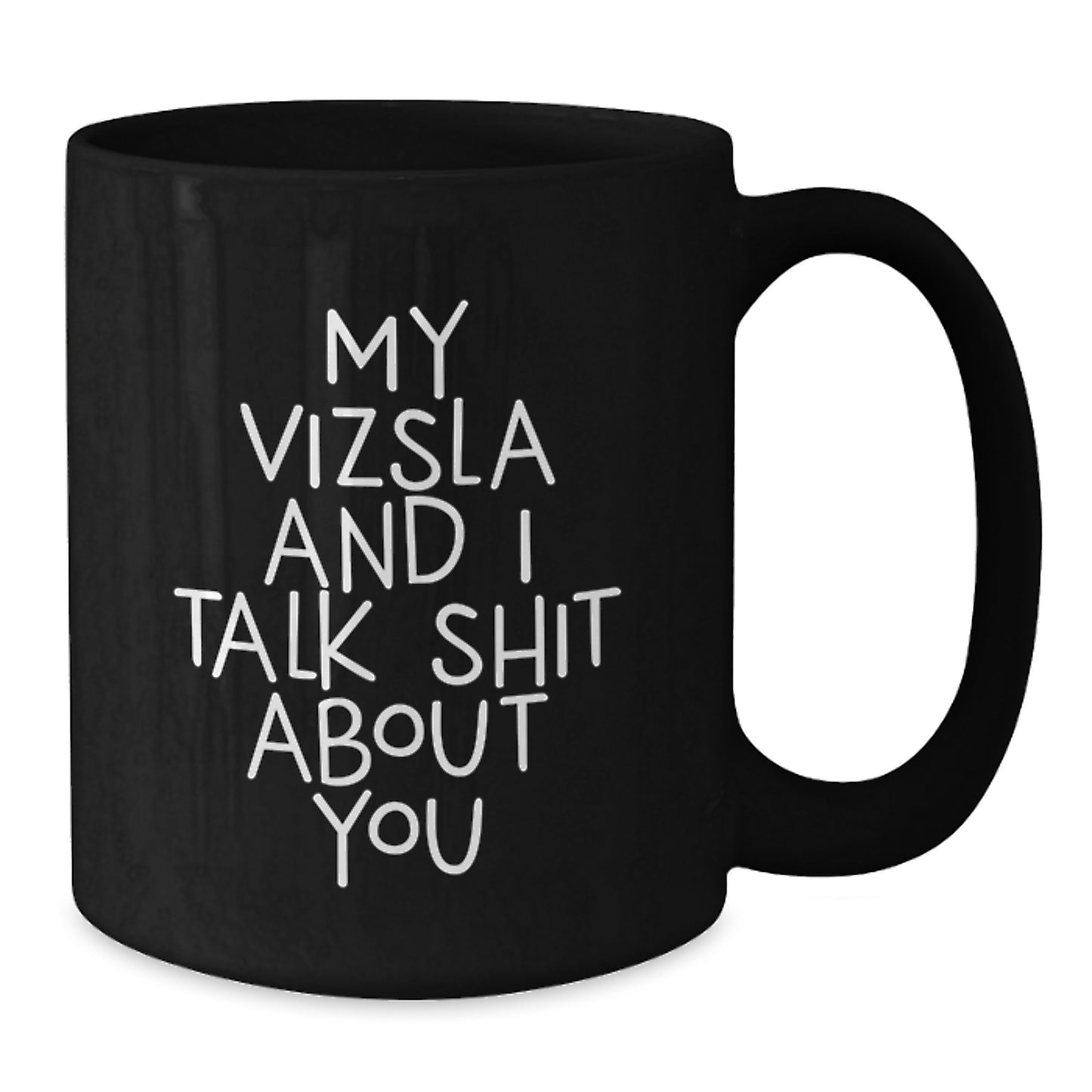 Vizsla Dog Ceramic Black Coffee Mug Keepsake Birthday Gift for Him - Additional