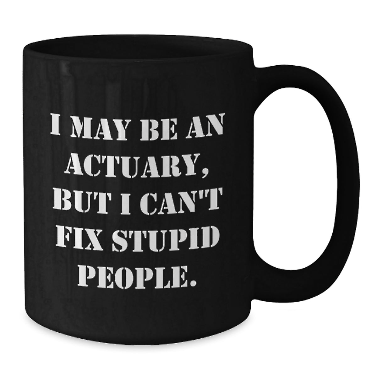Actuary Keepsake Premium Black Coffee Mug for Him Graduation Gift - Additional