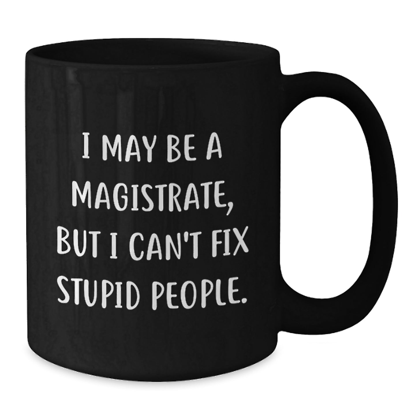 Birthday Gift Magistrate Keepsake Black Coffee Mug for Her Present - Additional