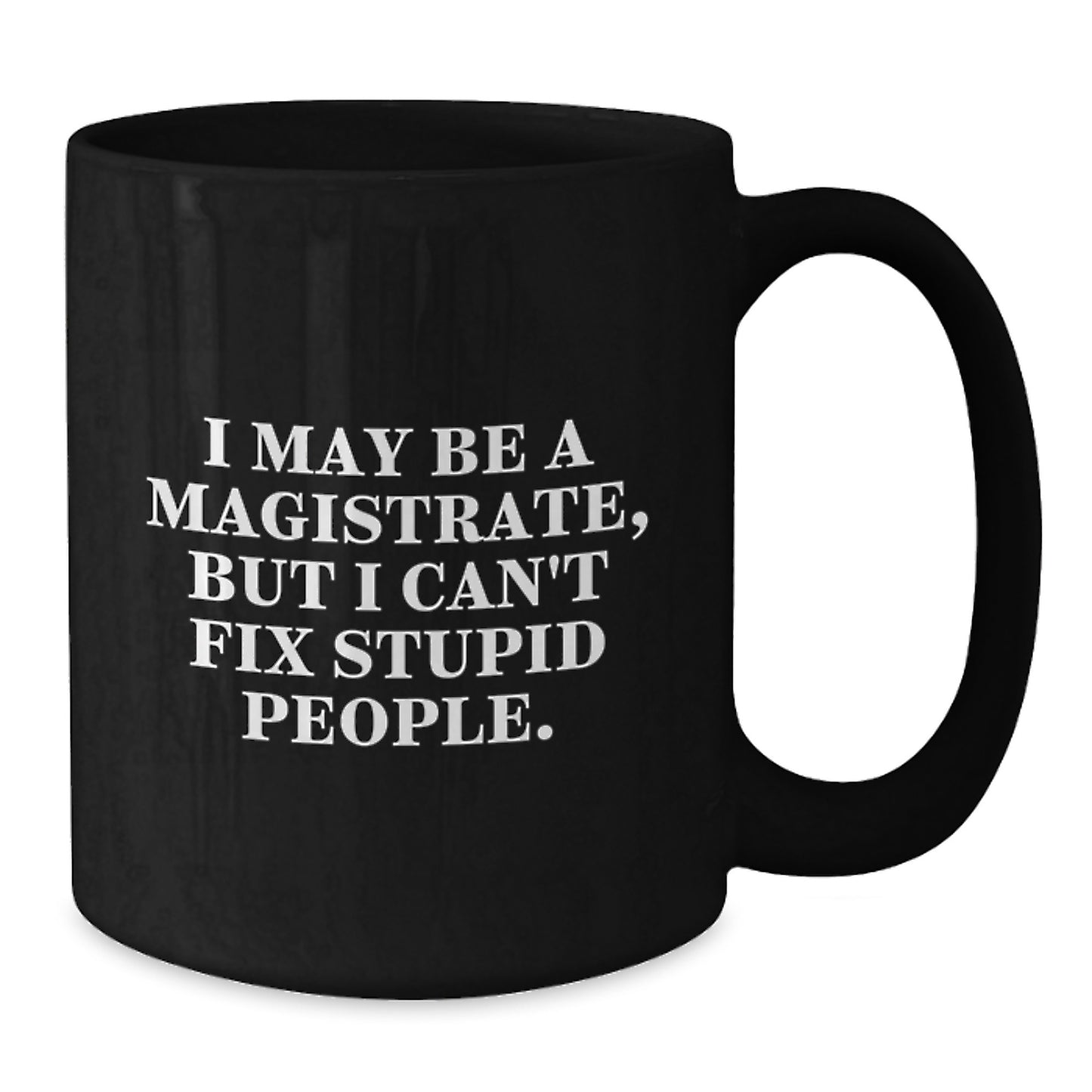 Magistrate Keepsake Black Coffee Mug for Him Birthday Gift - Additional
