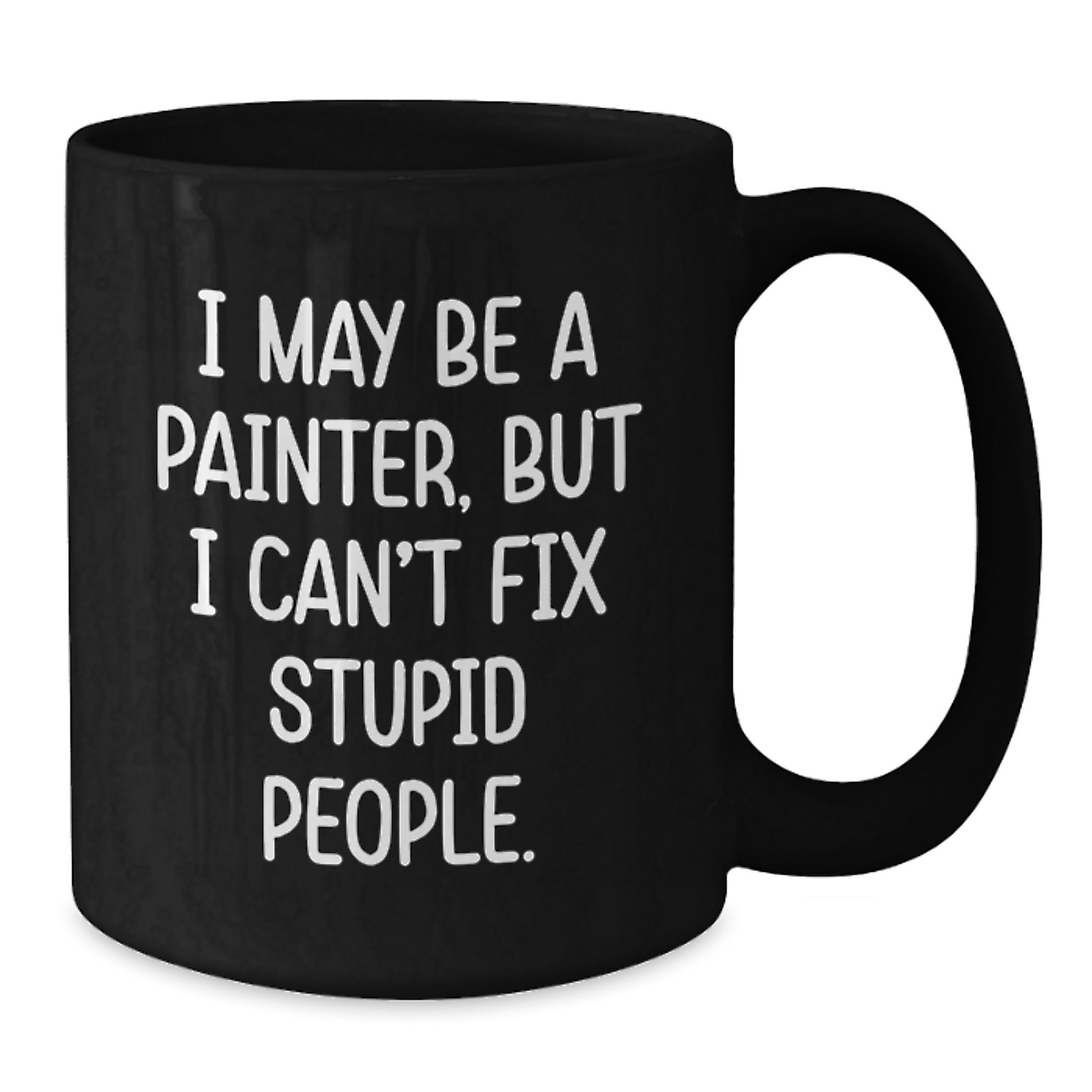 Painter Keepsake Black Coffee Mug for Him Surprise Birthday Gift Premium - Additional