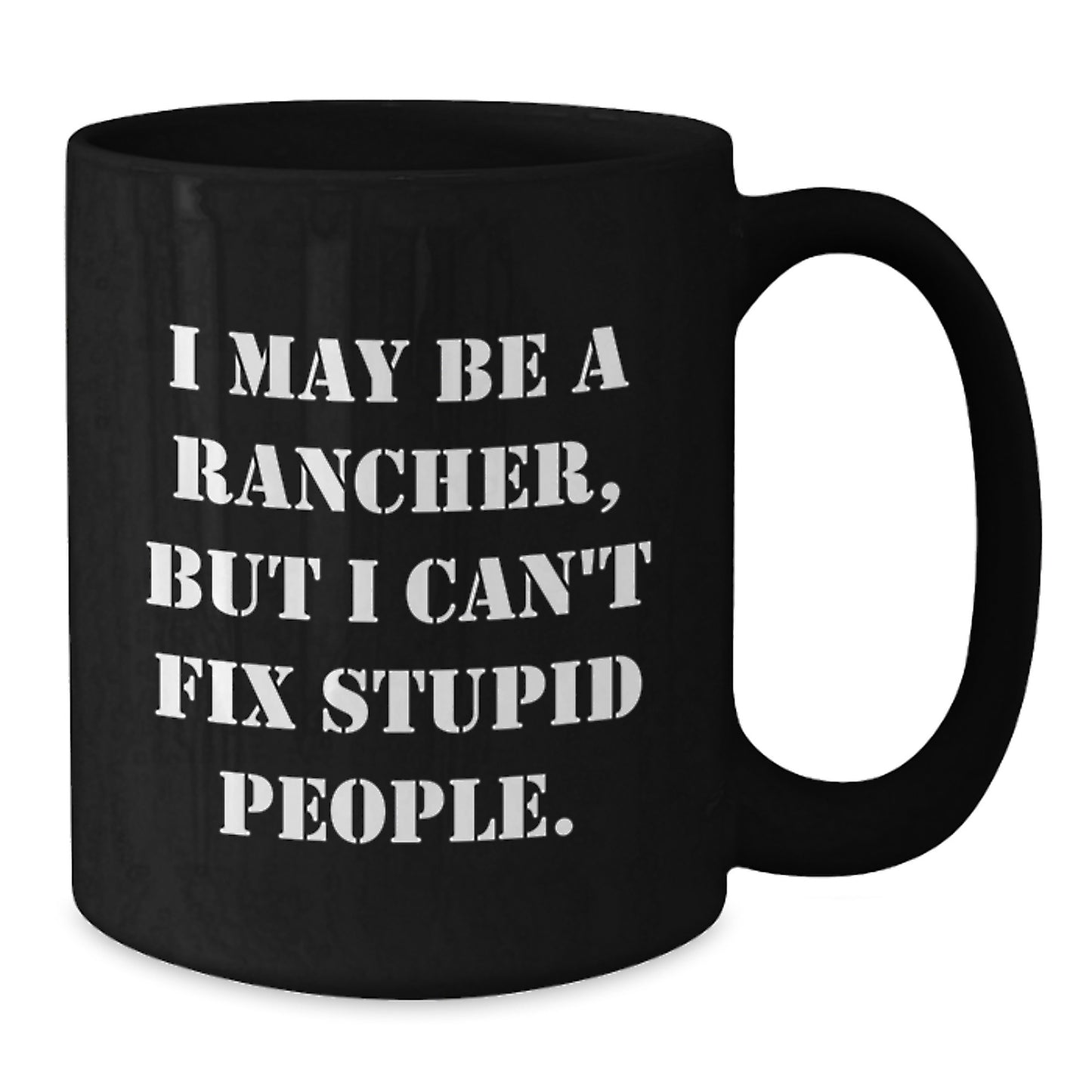 Rancher Keepsake Black Coffee Mug for Him Surprise Birthday Gift Premium - Additional