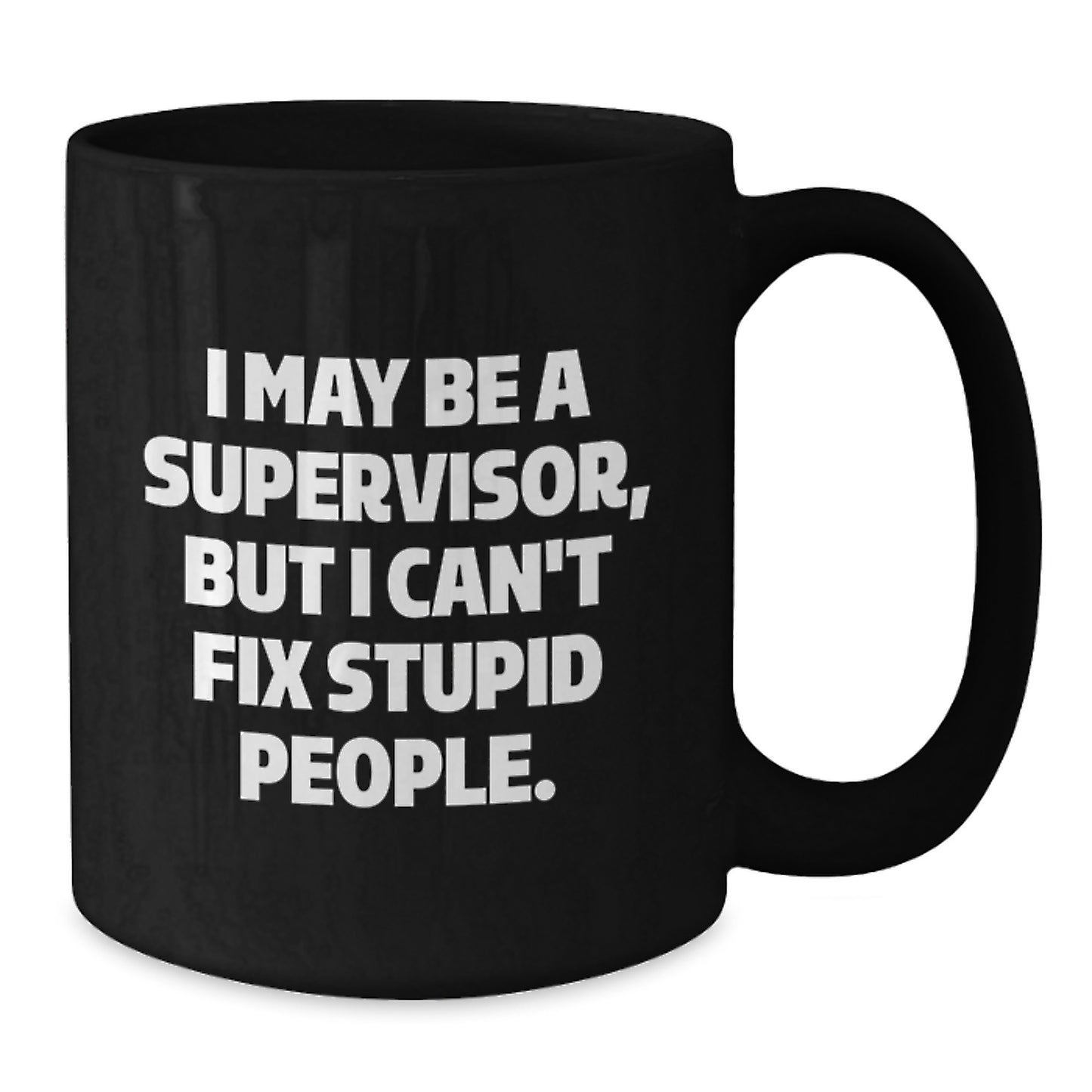 Supervisor Keepsake Premium Black Coffee Mug for Him Birthday Gift - Additional