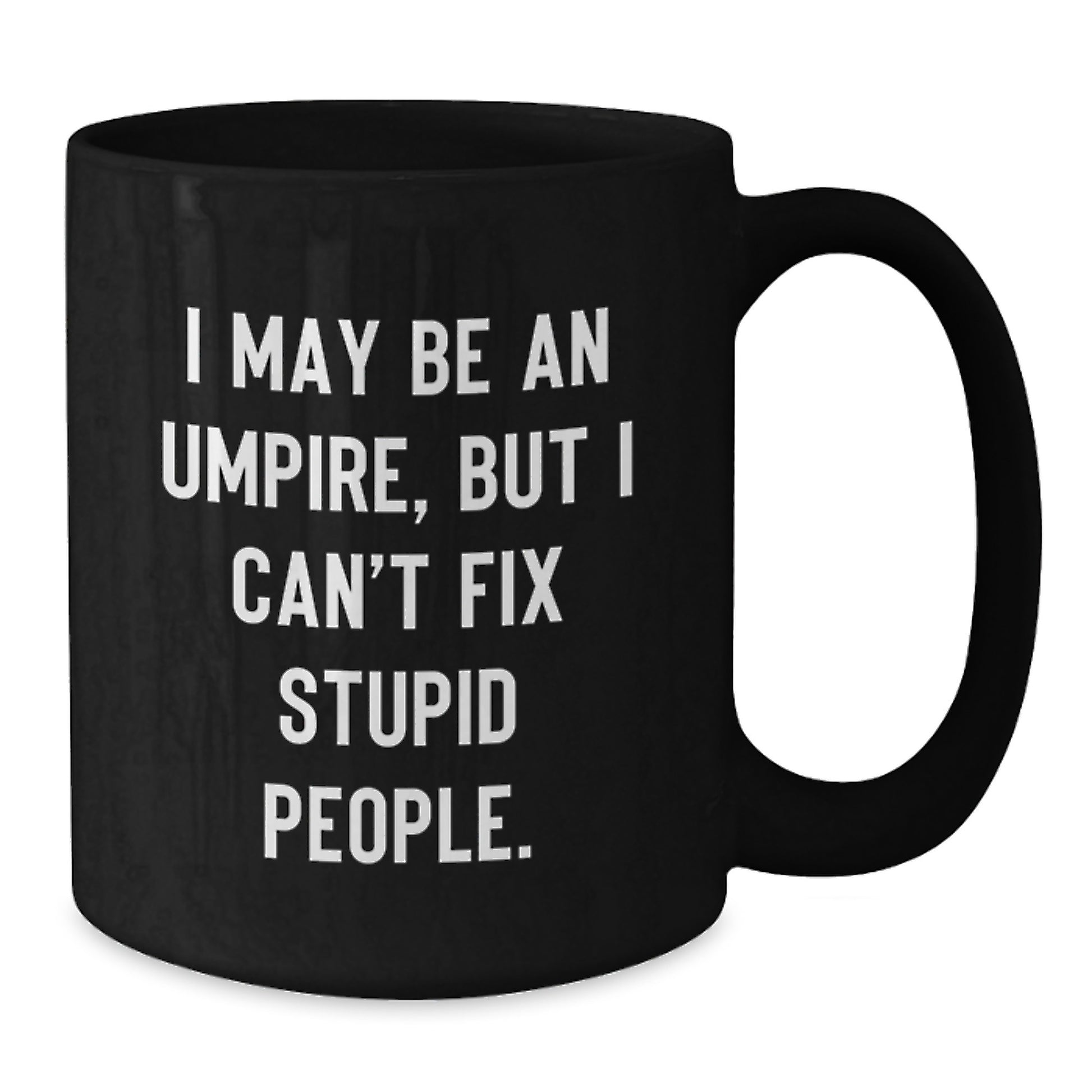 Umpire Keepsake Premium Black Coffee Mug for Him Birthday Gift - Additional