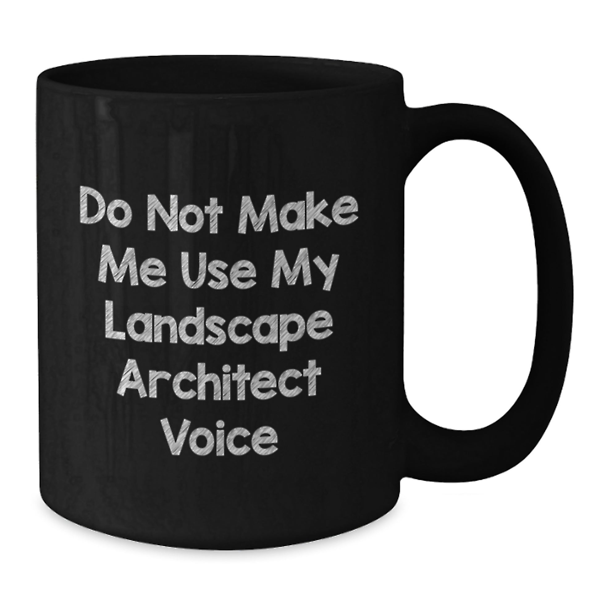 Birthday Gift Landscape Architect Black Coffee Mug for Her Present - Additional