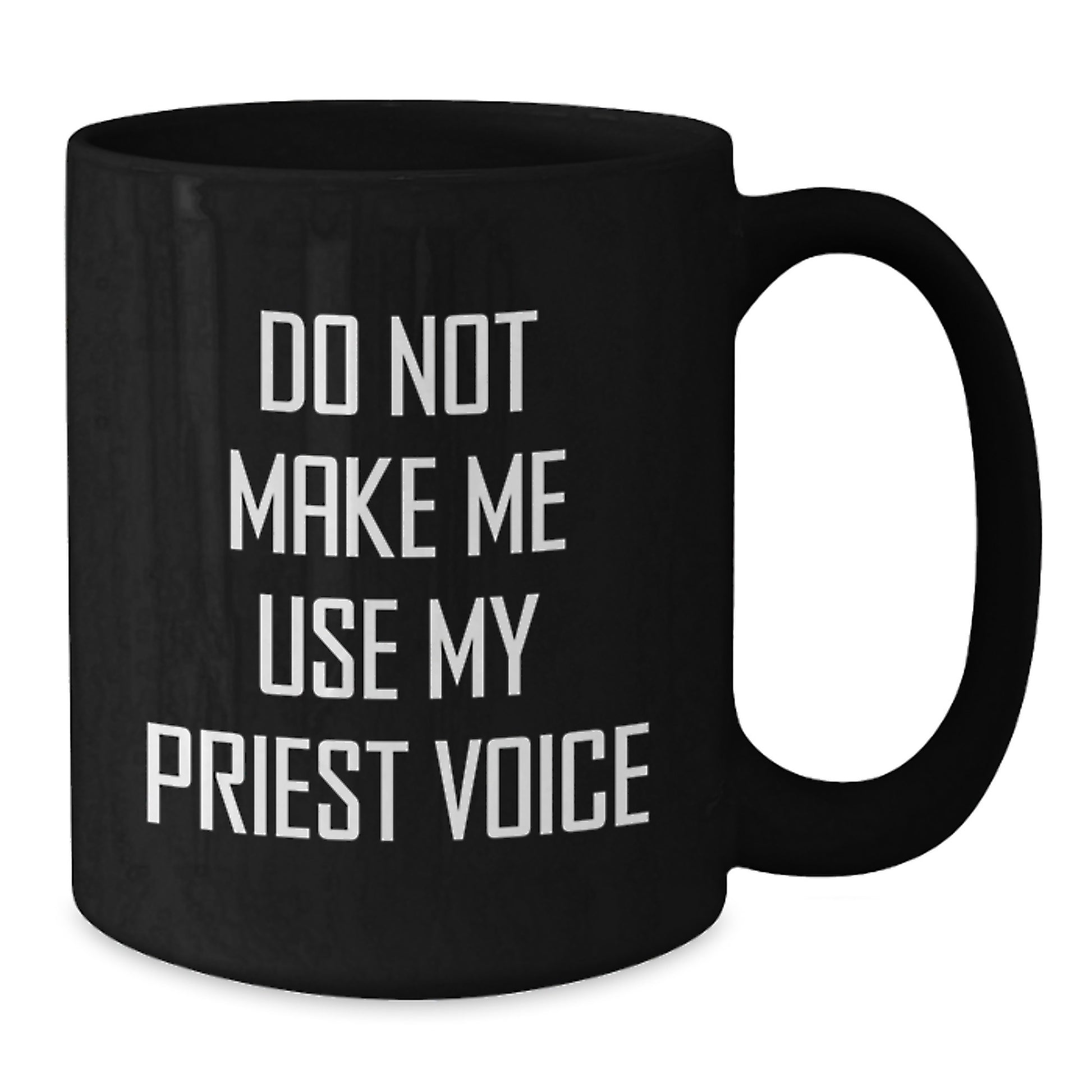 Birthday Gift Priest Black Coffee Mug for Her Present - Additional