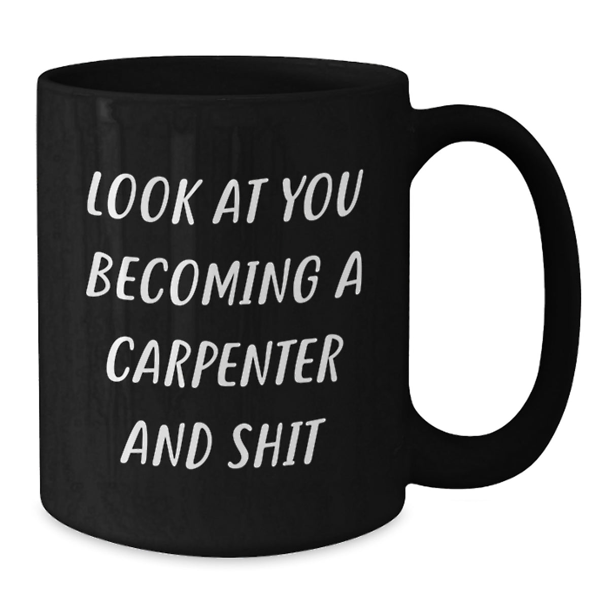 Carpenter Black Coffee Mug Favorite Kids Birthday Gift Plus - Additional
