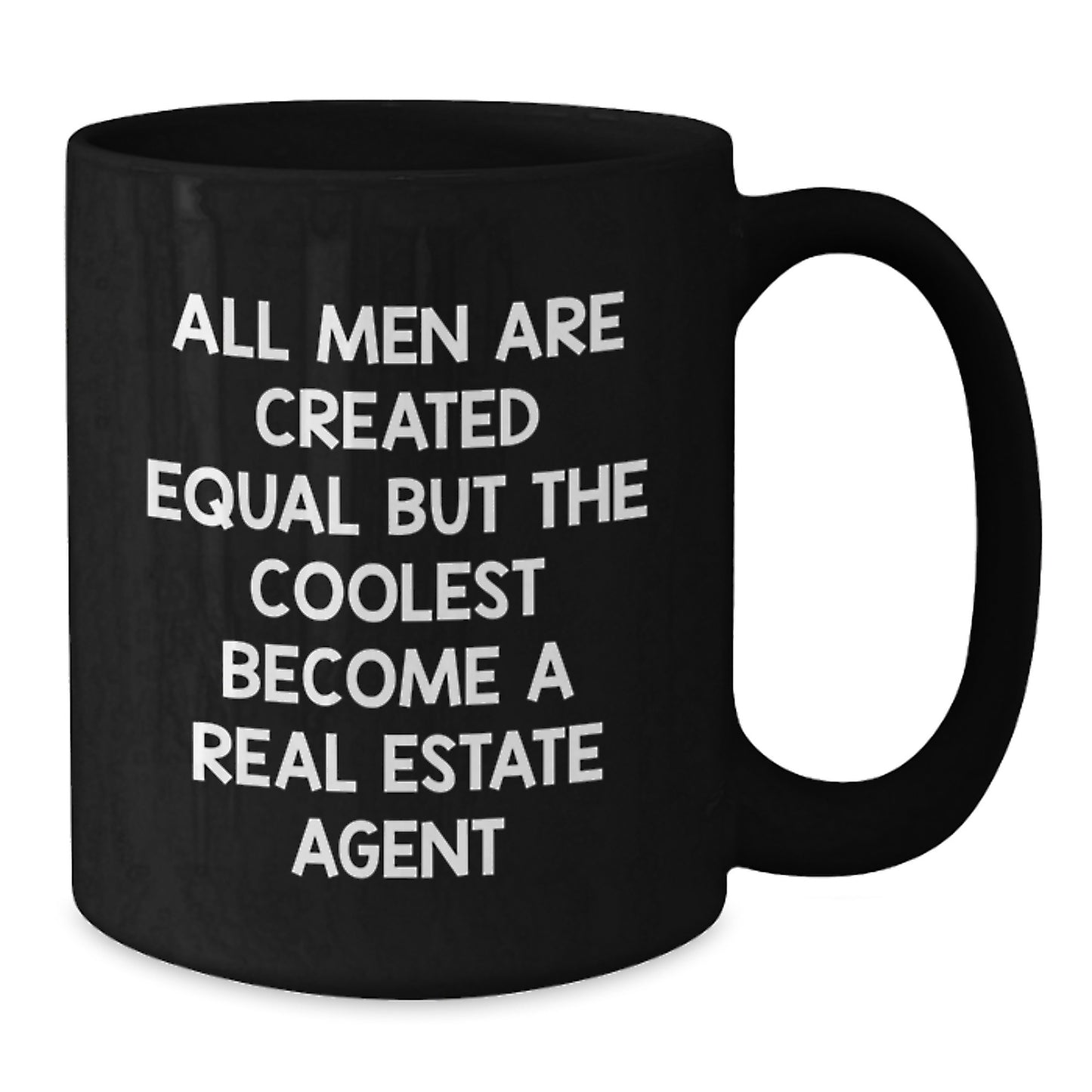 Funny Real Estate Agent Gifts from Men, Unique Black Coffee Mug for Real Estate Agent, Mother's Day Unique Gifts - Additional