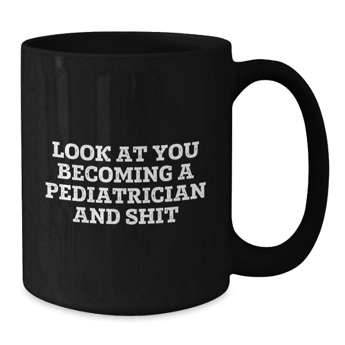 Pediatrician Keepsake Black Coffee Mug for Him – Christmas Gift - Additional