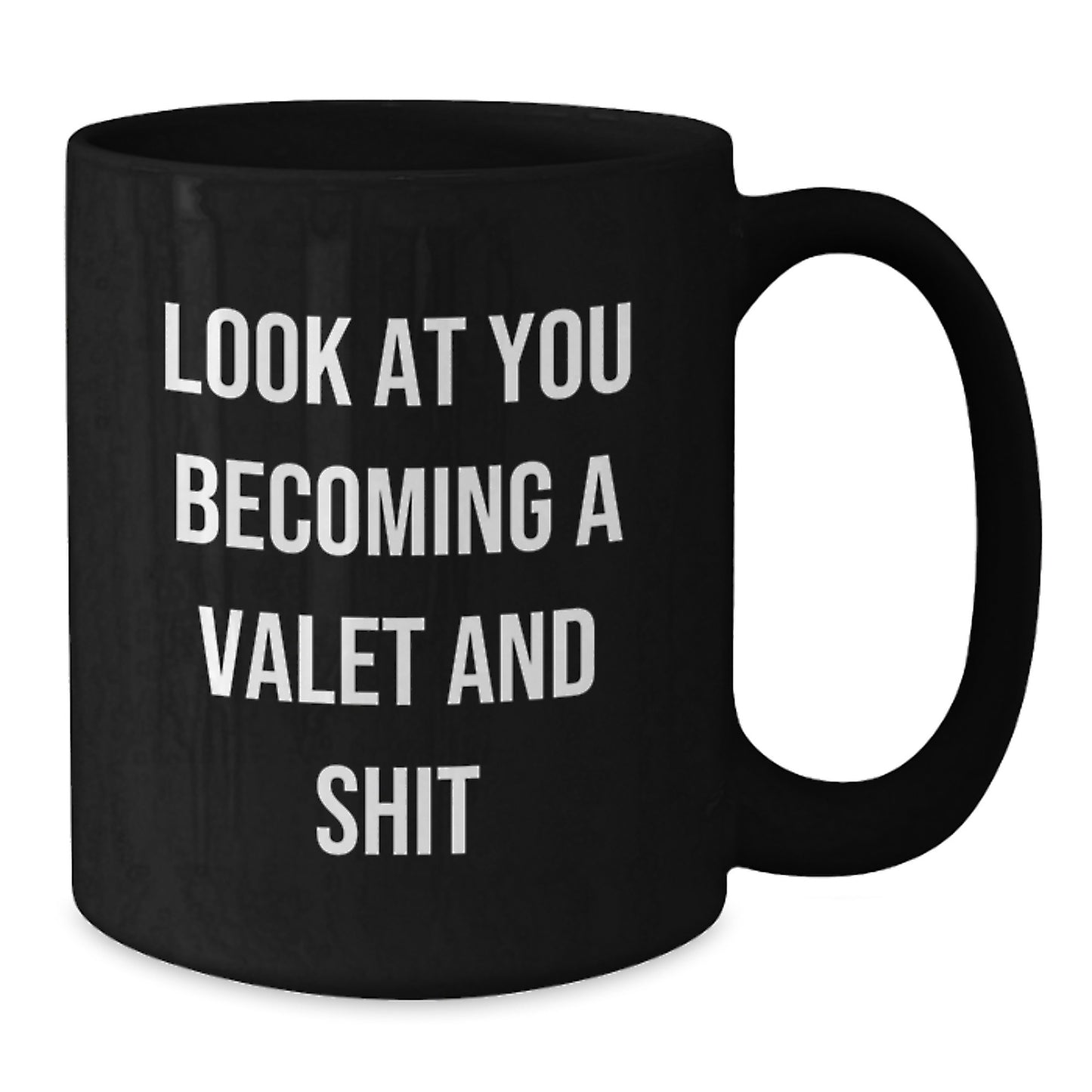 Funny Valet Gifts from Men, Funny Black Coffee Mug for Valet, Unique Mother's Day Unique Gifts for Valet - Additional