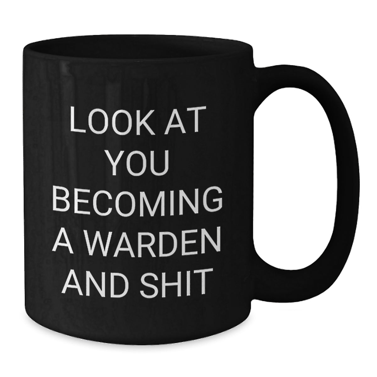 Warden Coffee Mug Gift for Him - A Hilarious Keepsake & Quote - Additional