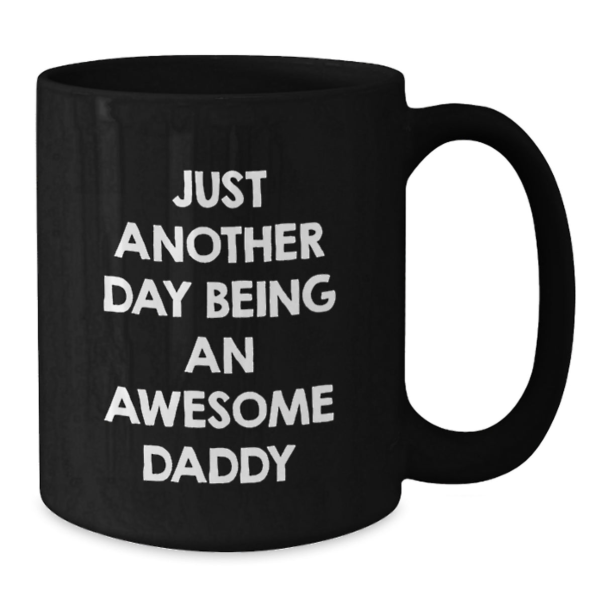 Daddy Keepsake Black Coffee Mug for Him 11oz Ceramic Christmas Gift - Additional