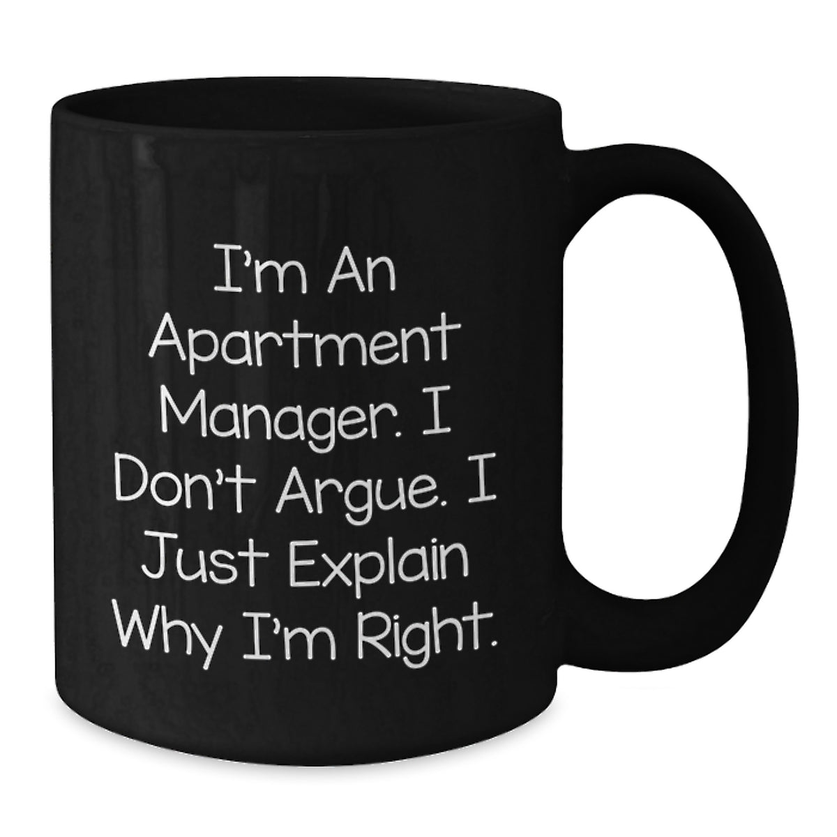 Apartment Manager Gift for Him - A Righteous Keepsake Coffee Mug - Additional