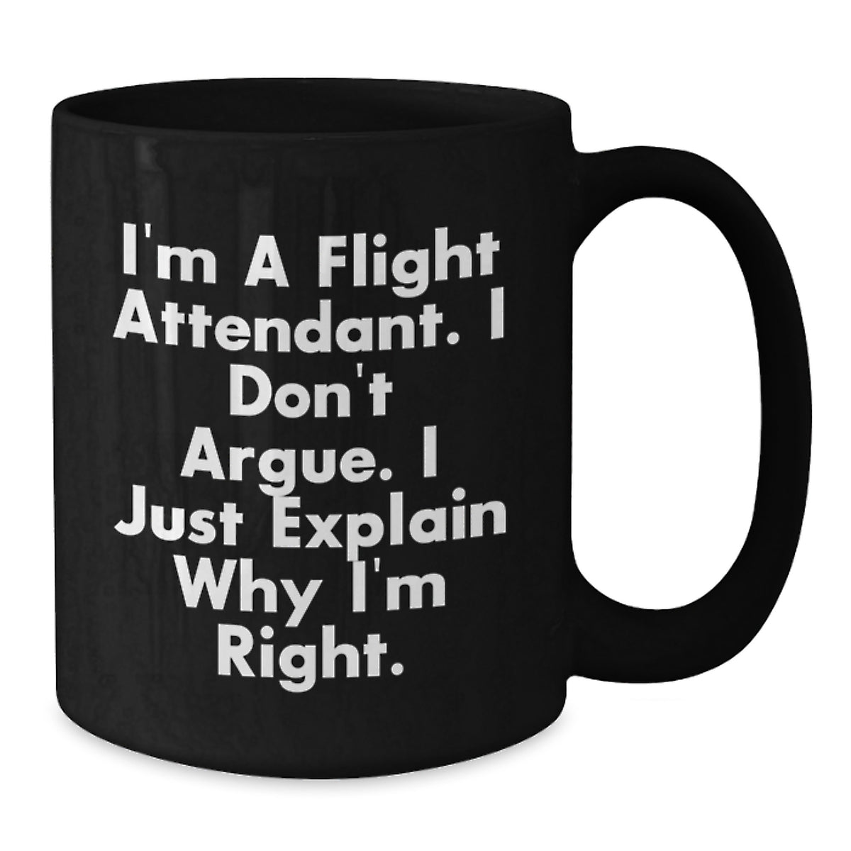 Christmas Gift for Her - Flight Attendant Coffee Mug Present - A Witty - Additional