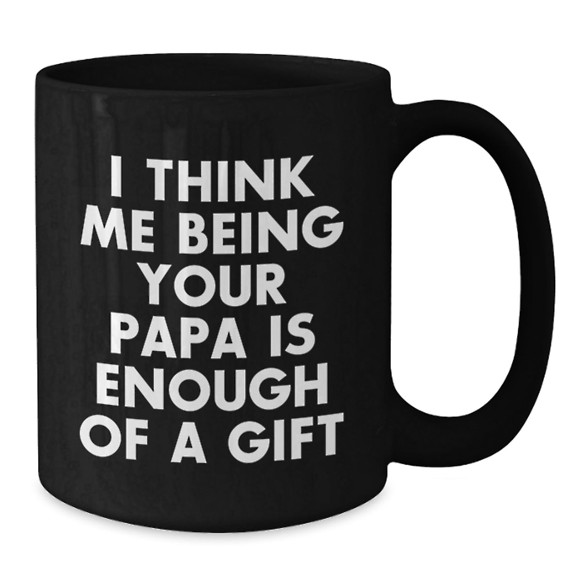 Funny Papa Black Coffee Mugs Gifts for Papa from Family and Friends on Graduation Day - Unique Papa Black Coffee Mug - Additional