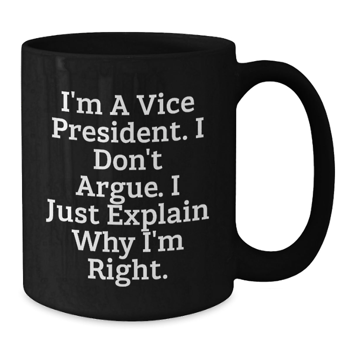 Christmas Gift for Her - Assertive Vice President Mug Present - Additional