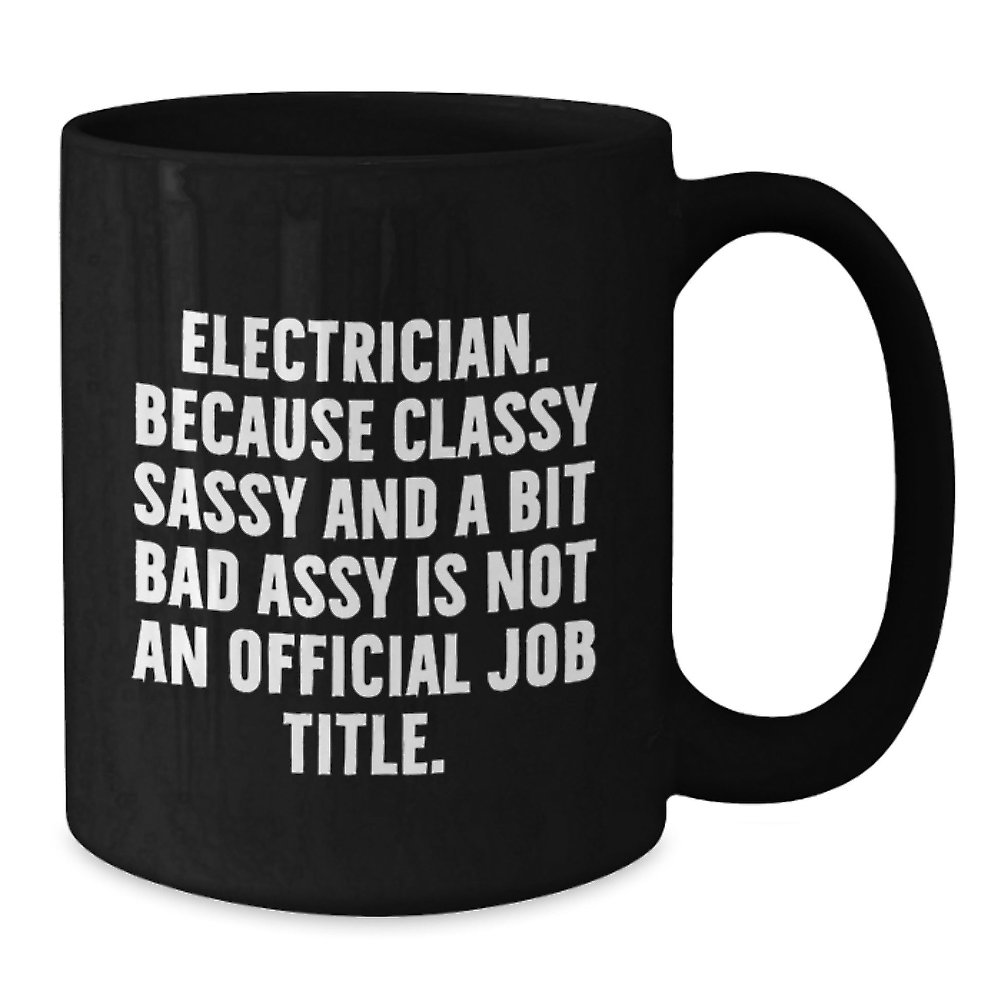 Funny Electrician Black Coffee Mugs Gifts for Electricians, Unique Graduation Unique Gifts from Men to Electrician Friends - Additional
