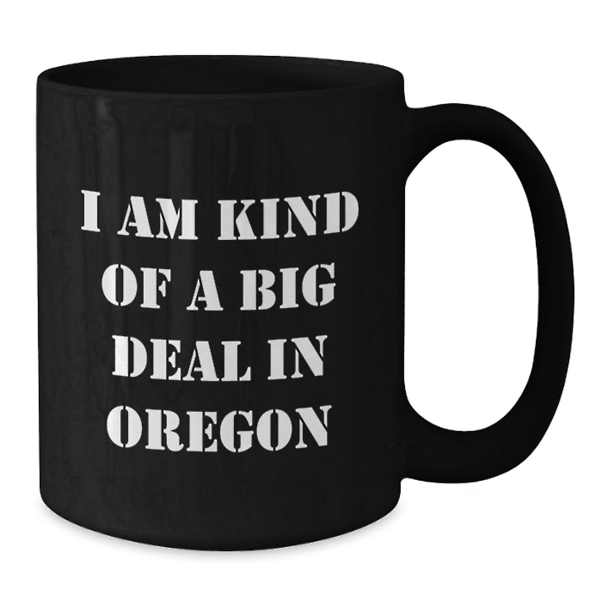 Oregon Gifts, Unique Funny Quote Black Coffee Mugs for Men Fathers Day from Friends Family - Additional