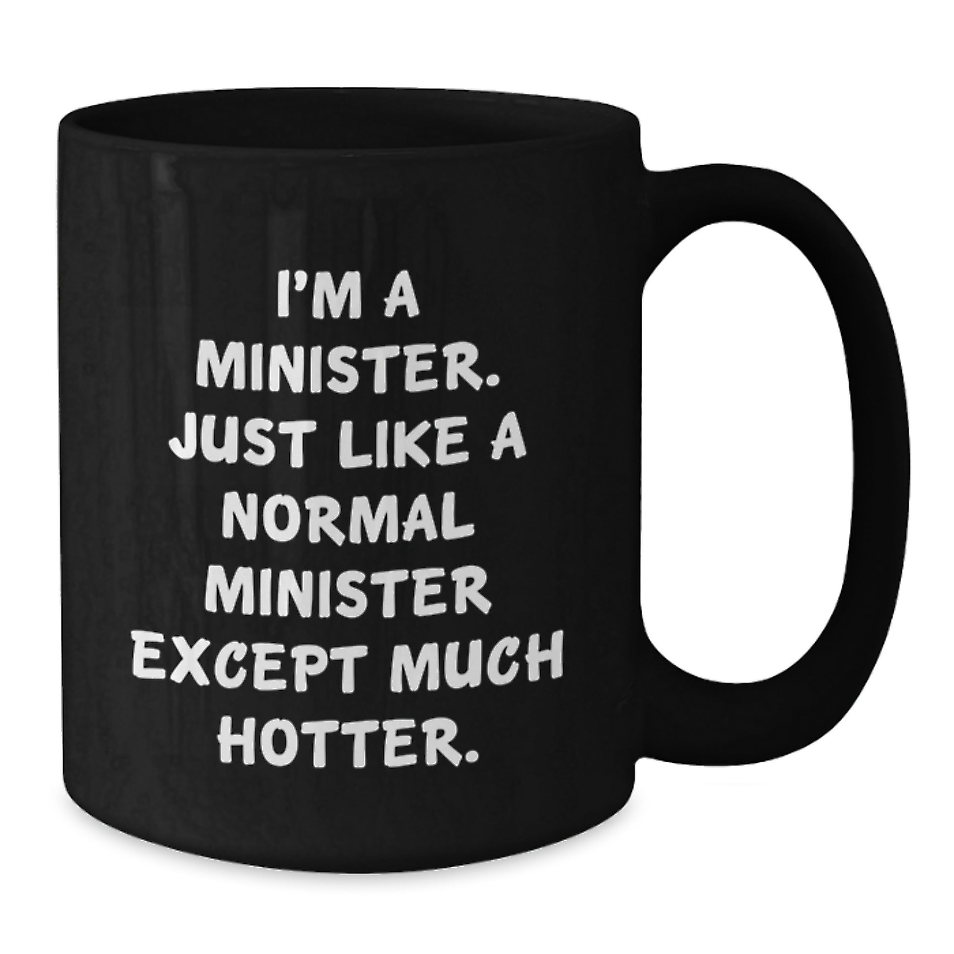 Funny Minister Quotes Black Coffee Mugs Gifts from Men Women to Friends Family Mother's Day - Additional