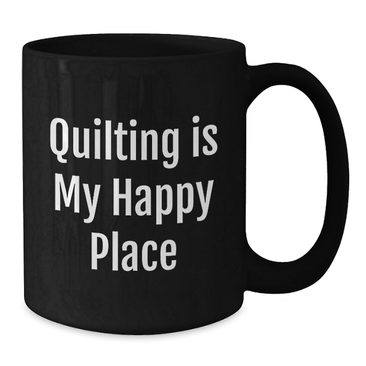 Quilting Love Gifts from Friends for Quilting Enthusiasts, Funny Quilting Black Coffee Mug, 11oz, Birthday Unique Gifts - Additional
